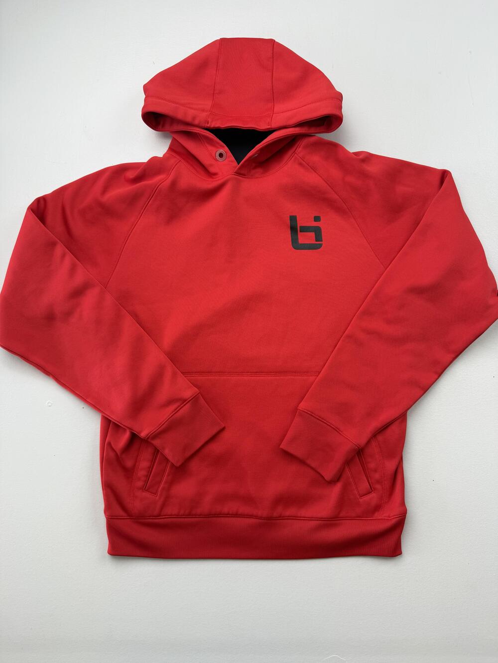 Ballislife Hoodie Sweatshirt Mens Small Red Pullover Fleece Logo Graphic